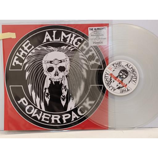 THE ALMIGHTY Powerpack 12" limited edition clear vinyl. PZP66