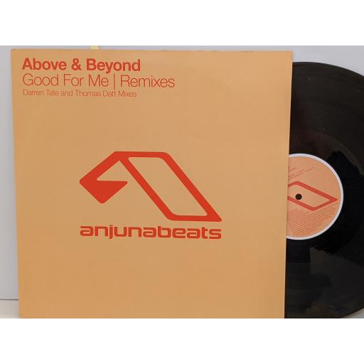 ABOVE & BEYOND Good for me 12" single. ANJ077R