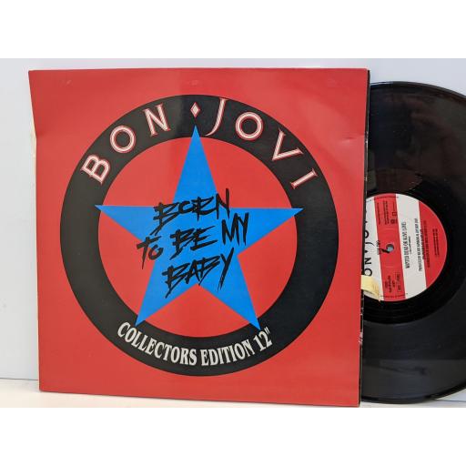 BON JOVI Born to be my baby collectors edition 12" vinyl EP. JOVR412