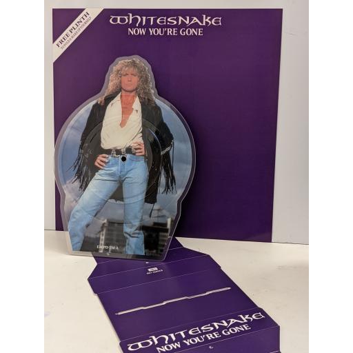 WHITESNAKE Now you're gone 7" cut-out picture disc single. EMPD150