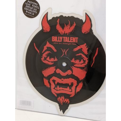 BILLY TALENT Devil in a midnight mass 7" cut-out picture disc single. 7567942257