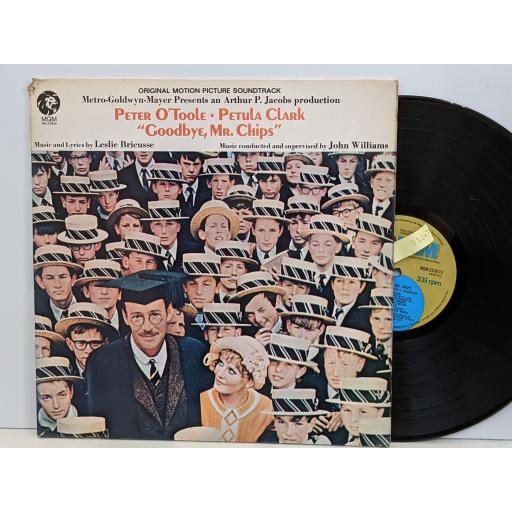 Leslie Bricusse "Goodbye, Mr. Chips" original motion picture soundtrack 12" vinyl LP. MGM-CS-8113