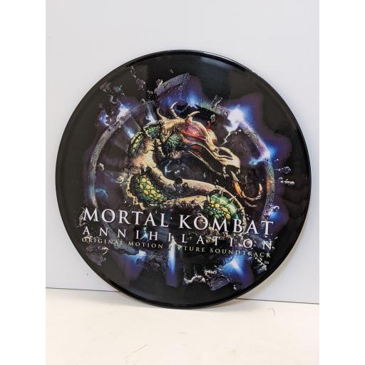 VARIOUS Mortal Kombat Annihilation (motion picture soundtrack) 10" picture disc single.