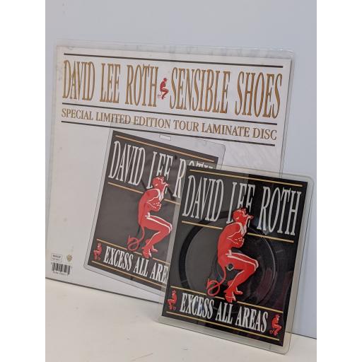 DAVID LEE ROTH Sensible shoes 7" cut-out picture disc single. W0016P