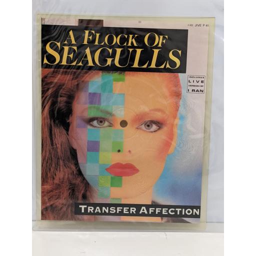 A FLOCK OF SEAGULLS Transfer affection 7" cut-out picture disc single. JIVEP41