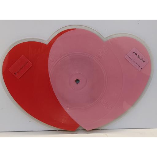 CLIFF RICHARD Two hearts 7" cut-out picture disc single. EMP42