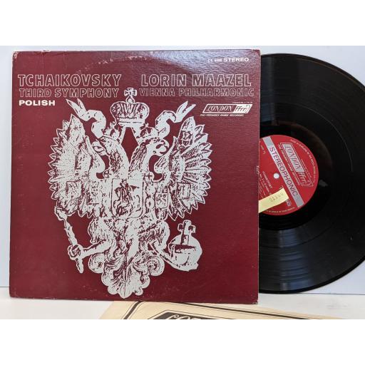 TCHAIKOVSKY, LORIN MAAZEL, VIENNA PHILHARMONIC Third Symphony Polish 12" vinyl LP. CS6428