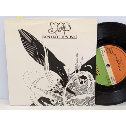 YES Don't kill the whale 7" single. K11184