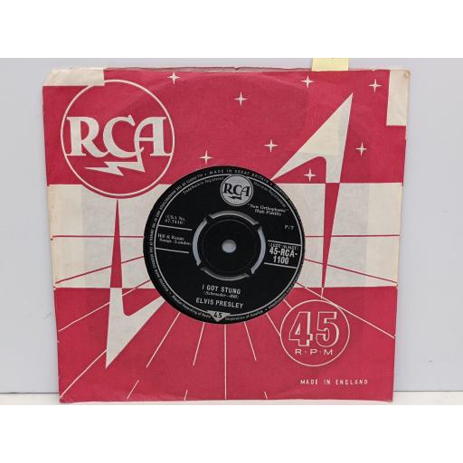 ELVIS PRESLEY I got stung / one night 7" single. RCA1100
