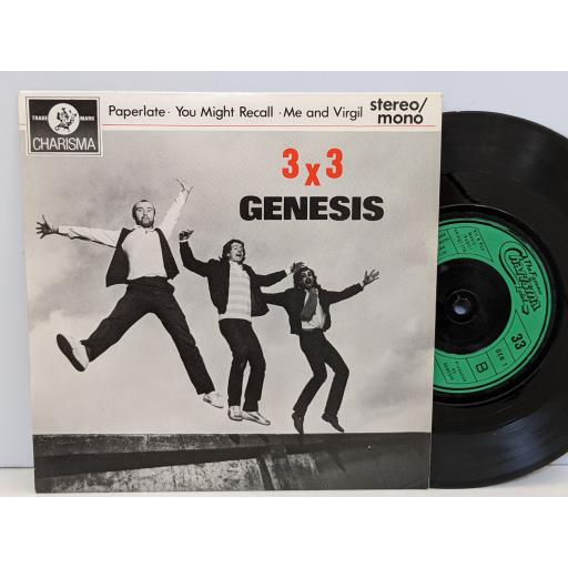 GENESIS Paperlate 7" vinyl EP. GEN1