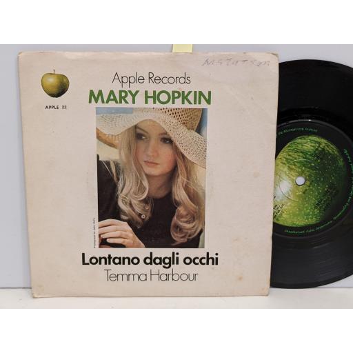 MARY HOPKIN Lontano dagli occhi 7" single. APPLE22
