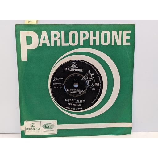 THE BEATLES You can't do that / Can't buy me love 7" single. R5114