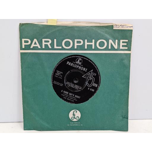 THE BEATLES A hard day's night 7" single. R5160