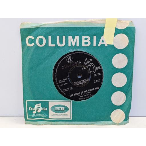 THE ANIMALS Talkin' bout you 7" single. DB7301