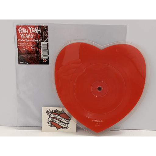 YEAH YEAH YEAHS Cheated hearts 5" cut-out picture disc single. 0251706875