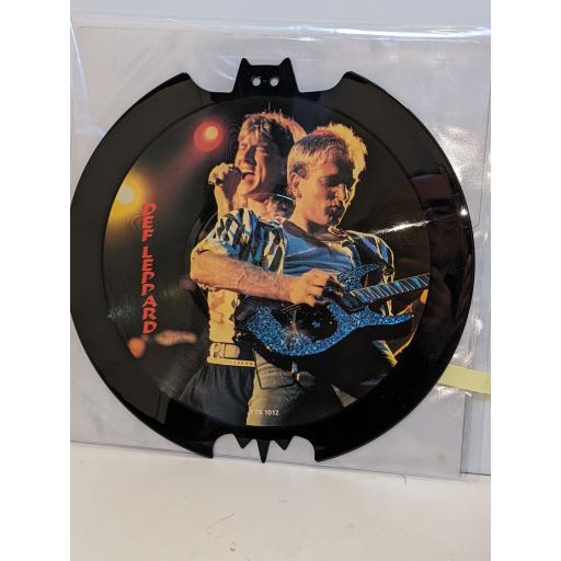 DEF LEPPARD Def Leppard interview limited edition 12" cut-out picture disc 33 1/3 RPM. TTS1012