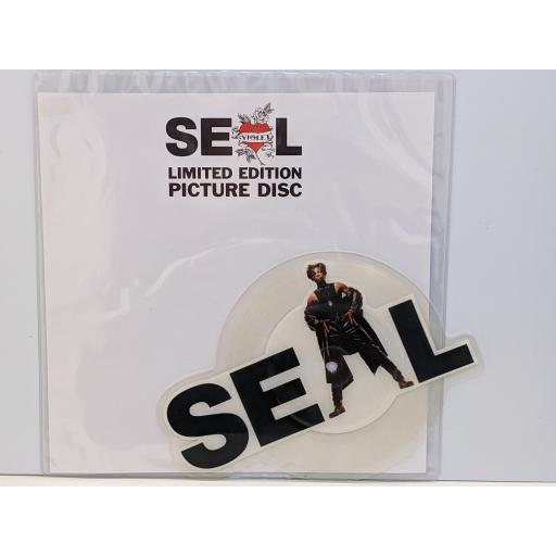 SEAL Violet 7" cut-out picture disc single. ZANG27P
