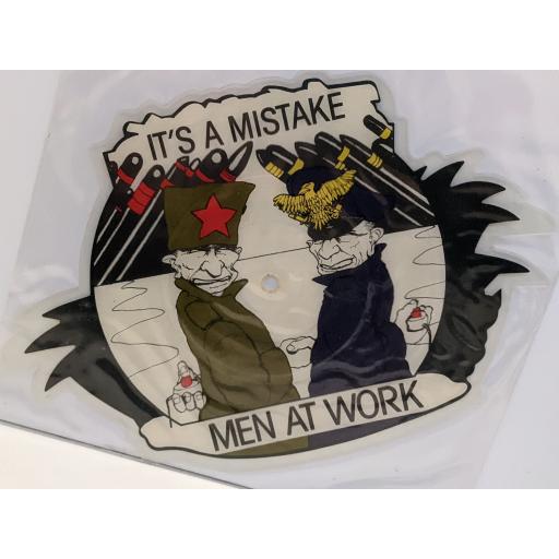 MEN AT WORK It's a mistake 7" cut-out picture disc single. WA3475