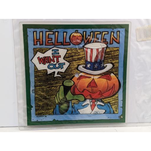 HELLOWEEN I want out 7" cut-out picture disc single. PHELLO2