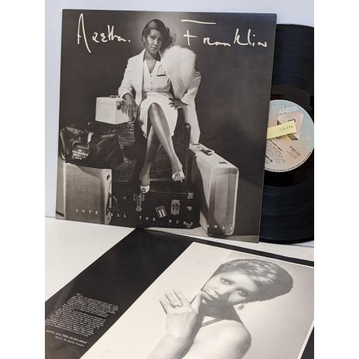 ARETHA FRANKLIN Love all the hurt away 12" vinyl LP. SPART1170