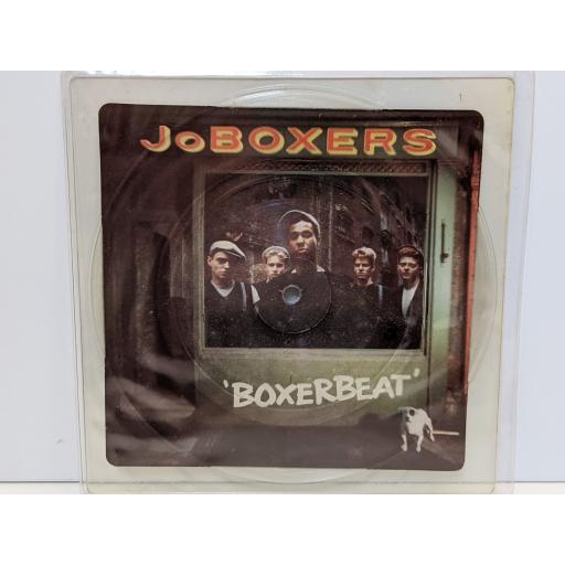 JOBOXERS Boxerbeat 7" cut-out picture disc single. BOXP1