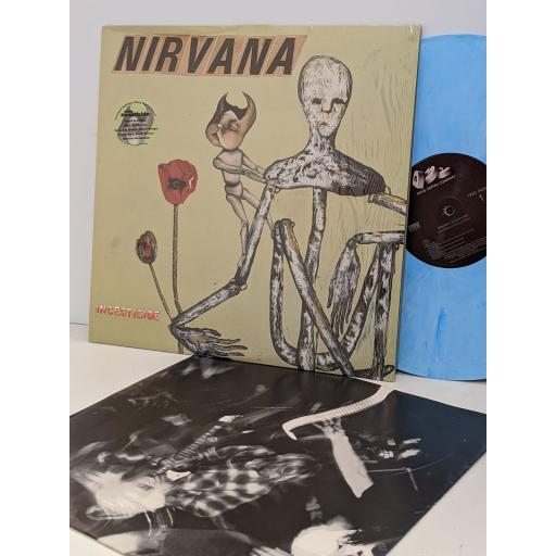 NIRVANA Incesticide limited edition 12" blue swirl vinyl LP. DGC-24504