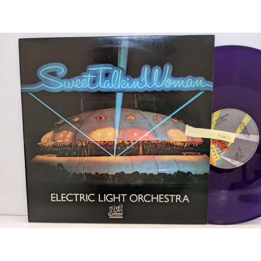 THE ELECTRIC LIGHT ORCHESTRA Sweet talkin' woman 12" single coloured vinyl. JET12-121