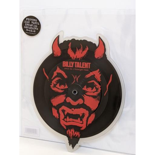 BILLY TALENT Devil in a midnight mass 7" cut-out picture disc single. AT0245