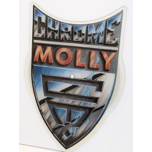 CHROME MOLLY Take me I'm yours 7" cut-out picture disc single. IMSP152