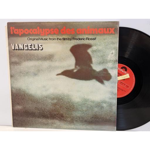 VANGELIS L'apocalypse des animaux (original music from the film by Frederic Rossif) 12" vinyl LP. SPELP72