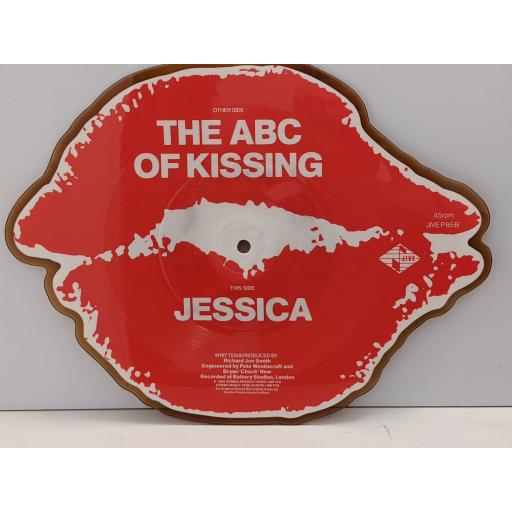 RICHARD JON SMITH The ABC of kissing 7" cut-out picture disc single. JIVEP85