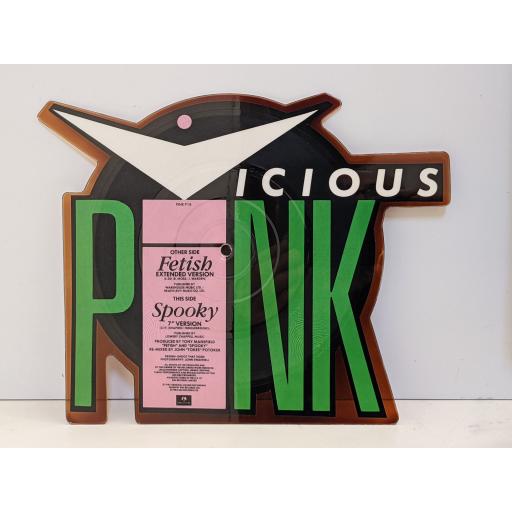 VICIOUS PINK Fetish (extended version) 7" cut-out picture disc single. PINKP1