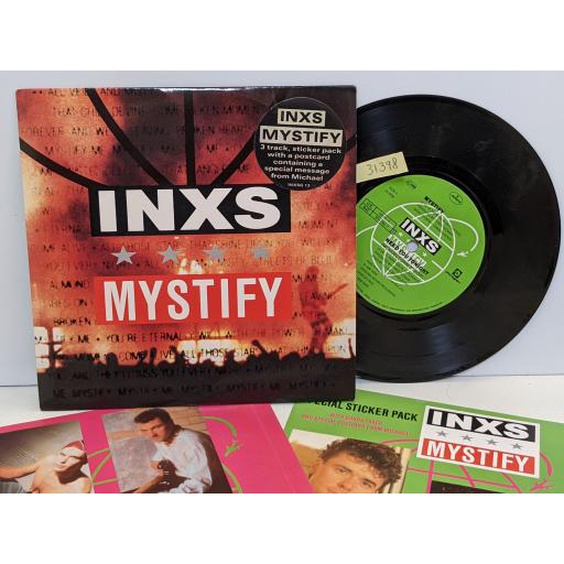 INXS Mystify 7" vinyl 33 RPM. INXSG13