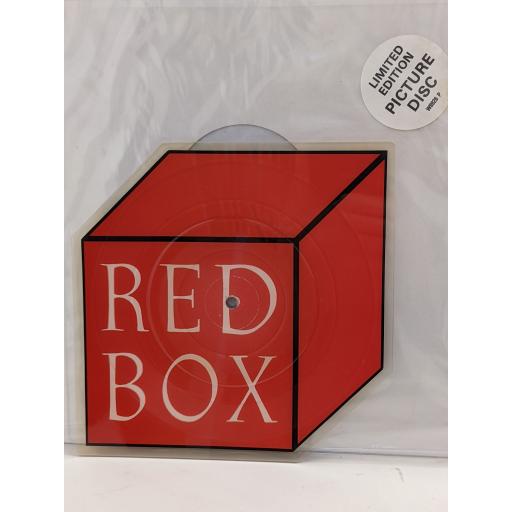 RED BOX Lean On Me (Ah-Li-Ayo) / Stinging Bee 7" limited edition cut-out picture disc 45 RPM. W8926P