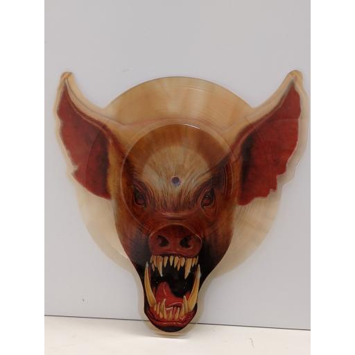 WASP Animal (F**k Like A Beast) 7" cut-out picture disc single. PIG109