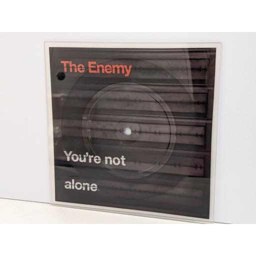 THE ENEMY You're not alone 7" cut-out picture disc single. WEA427