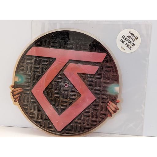 TWISTED SISTER Leader of the pack 7" cut-out picture disc single. A9478P
