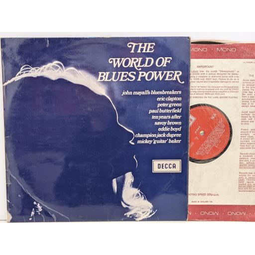VARIOUS FT ERIC CLAPTON PETER GREEN PAUL BUTTERFIELD The world of blues power 12" vinyl LP. SP-AR 14