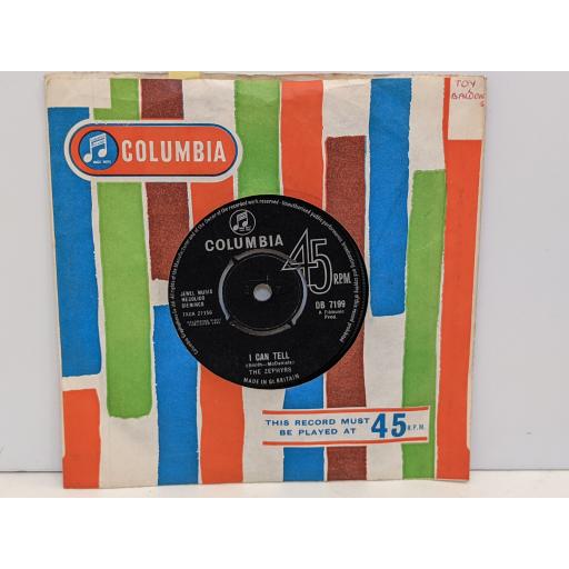 THE ZEPHYRS I can tell / sweet little baby 7" single. DB7199