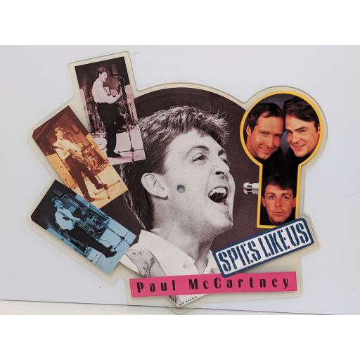 PAUL MCCARTNEY Spies like us 7" cut-out picture disc single. RP6118