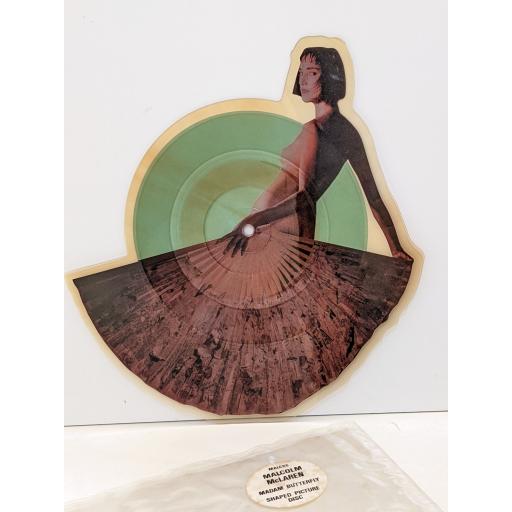 MALCOLM MCLAREN Madam butterfly 7" cut-out picture disc single. MALCS
