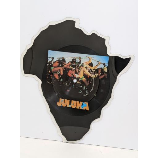 JULUKA Scatterings of Africa 7" cut-out picture disc single. ZULUA1