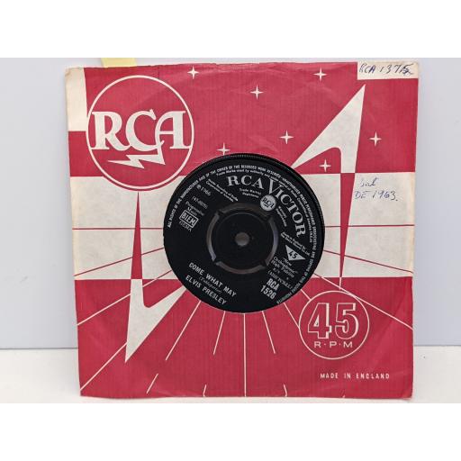 ELVIS PRESLEY Come what may / love letters 7" single. RCA1526