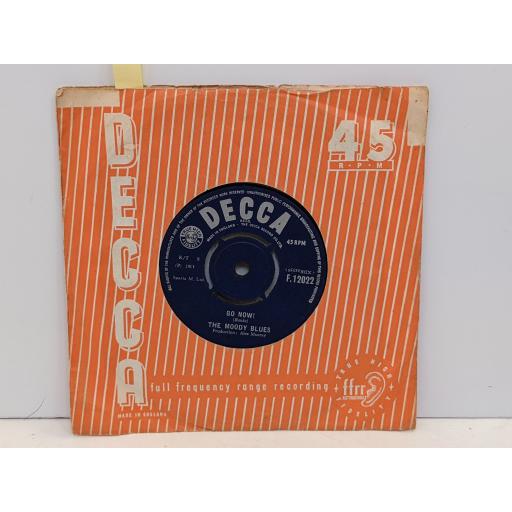 THE MOODY BLUES Go now! / It's easy child 7" single. F.12022