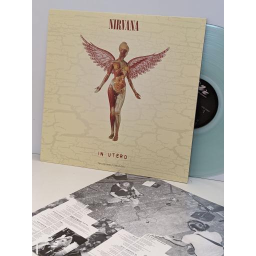 NIRVANA In Utero limited edition 12" clear vinyl LP. DGC-24607