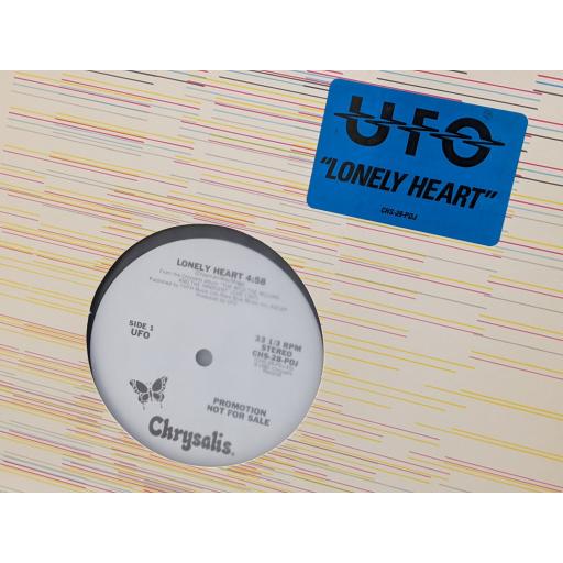 UFO Lonely heart 12" single. CHS-248-PDJ