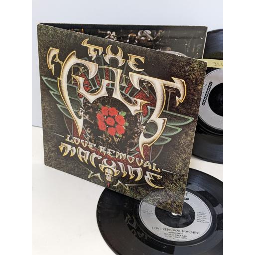 THE CULT Love removal machine 2x7" single. BEG182D