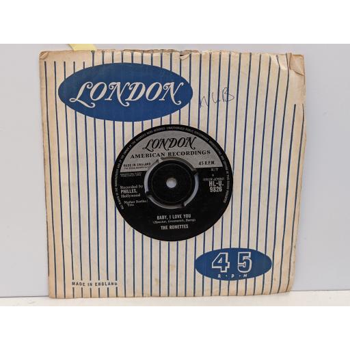 THE RONETTES Baby, I love you THE PHIL SPECTOR GROUP Miss Joan and Mr. Sam 7" single. HL-U-9826