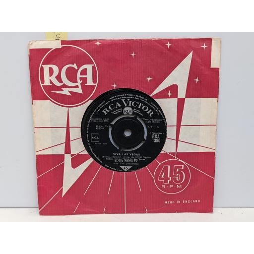 ELVIS PRESLEY What'd I say / Viva Las Vegas 7" single. RCA1390