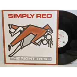 SIMPLY RED The right thing 12" single. YZ103T